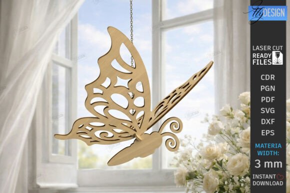 3D Butterfly Hanging Ornament Laser Cut: A Brand Designer’s Perspective