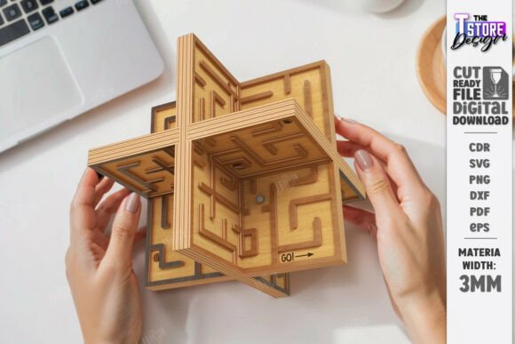 3D Labyrinth Maze Puzzle Laser Cut CNC Review for Real Projects
