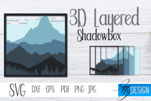 3D Layered SVG Shadowbox Nature 6 Review
