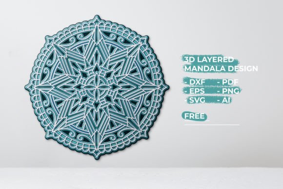 3D Mandala SVG Cut File Vol.13 Review for Digital Sellers