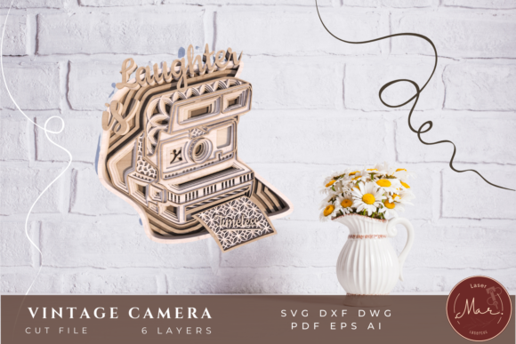 3D Multilayer Vintage Camera Laser Cut Review for Real Projects