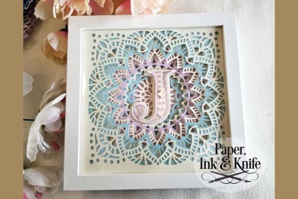 3D Papercut Shadowbox Monogram Alphabet Review