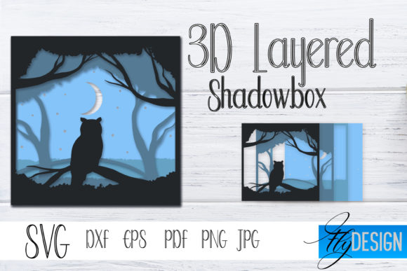 3D SVG Shadowbox Nature 5 Review for Real-World Design Projects
