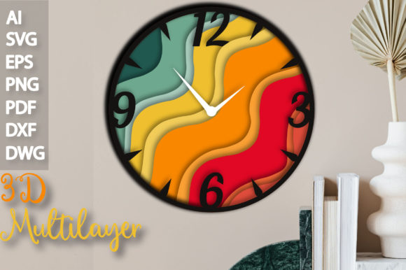 3D SVG Shapes for Timeless Branding: The Vintage Clock Design