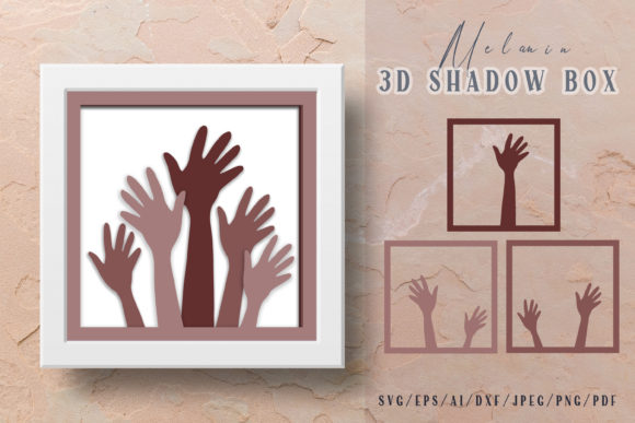 Black Lives Matter 3D Shadow Box SVG for Powerful Branding