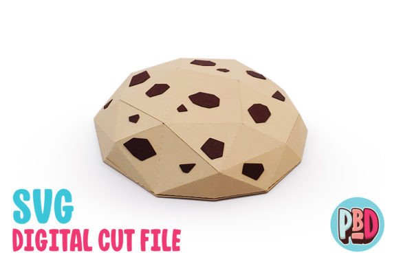 Chocolate Chip Cookie 3D Papercraft Review for Real Embroidery Projects