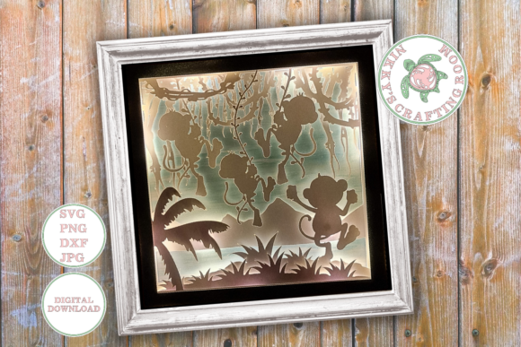 Monkey 3D Shadow Box Template Review: A Designer’s Take