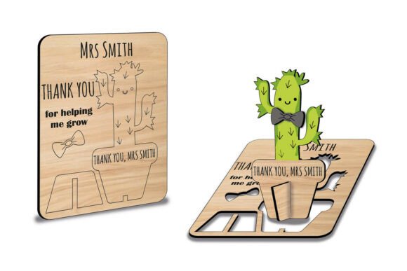 SVG Laser 3D Teacher Appreciation Gift for Mother’s Day Campaigns